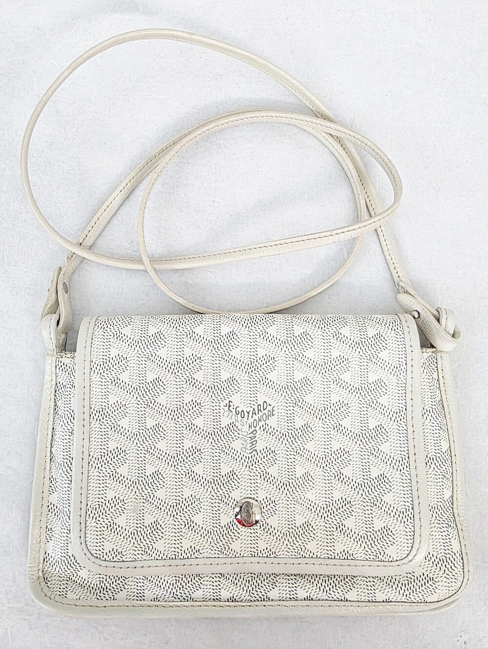 Aurh Goyard Goyardine Plumet Wallet Clutch Crossbody Bag